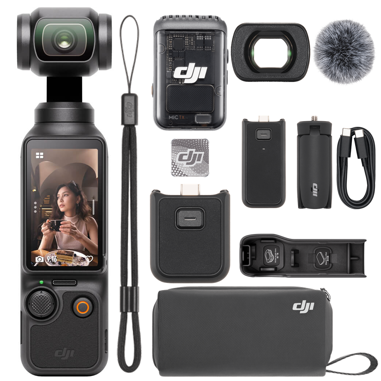 DJI Osmo Pocket 3 Creator Combo アクセサリーのみ DJI Osmo Pocket 3 Creator Combo Fiyatı ve Özellikleri | Klasfoto