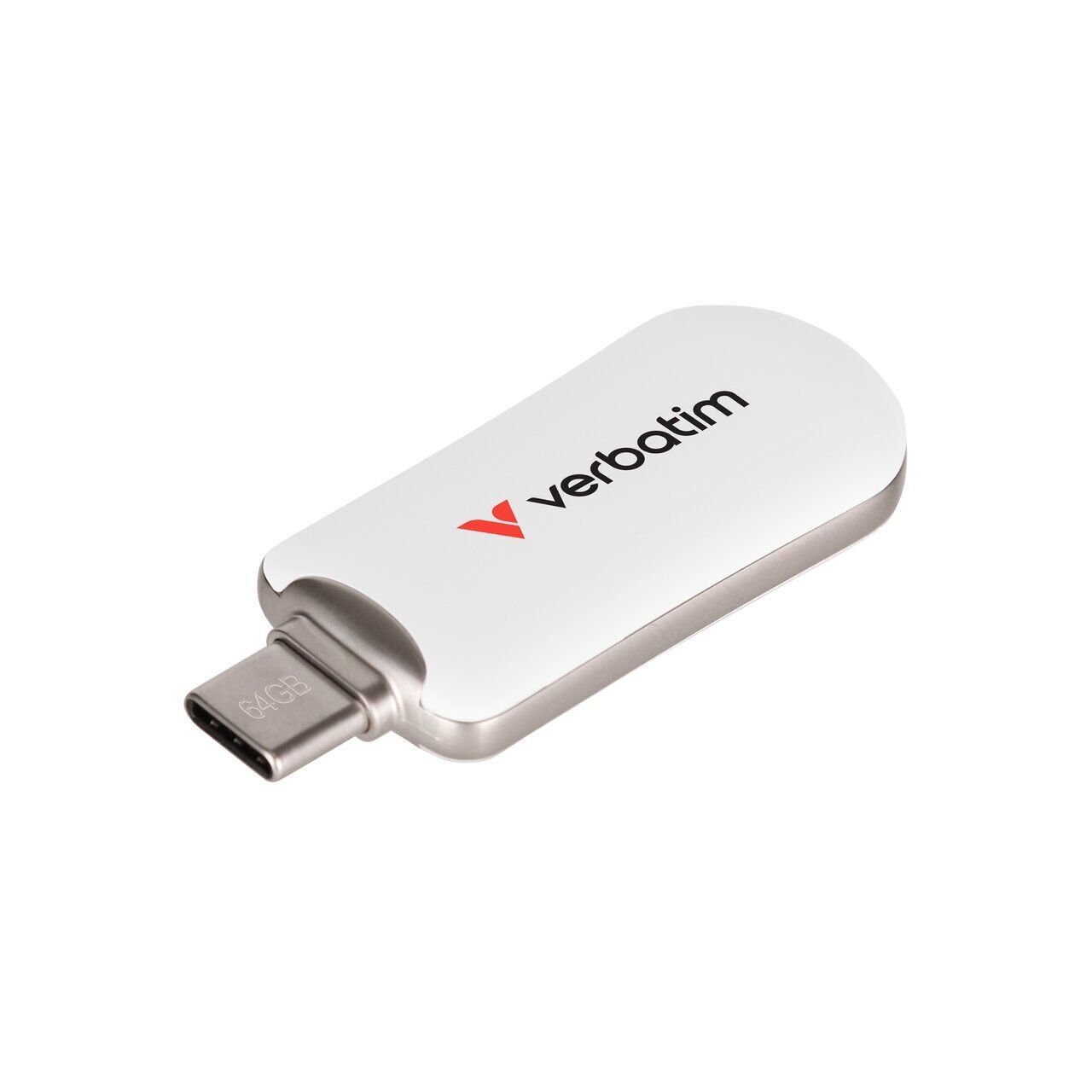VERBATIM 30228  Plectra USB-C Flash Drive White 64GB