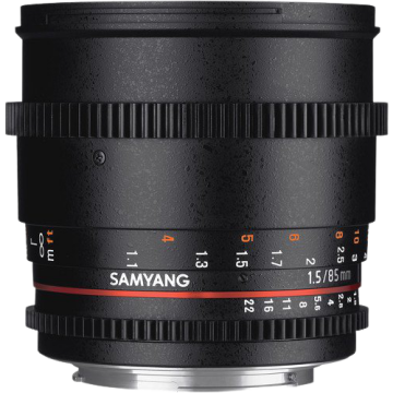 Samyang 6'lı Cine Video Lens Seti (14mm, 24mm, 35mm, 50mm, 85mm, 135mm)