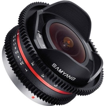 Samyang 7.5mm T3.8 Fish-eye Cine Lens MFT