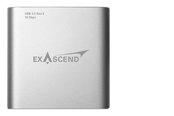 Exascend CFexpress Type B/SD Express/SD/microSD card reader (4in1)