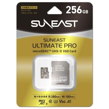 SUNEAST ULTIMATE PRO microSDXC UHS-II V60 Series 256GB
