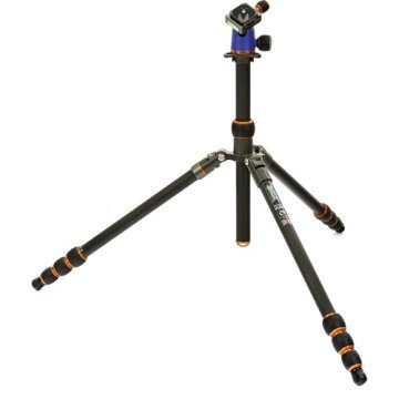 3 Legged Thing Punks Billy Carbon Fiber Tripod + AirHed Neo Ball Head (Blue&Orange)