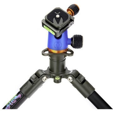 3 Legged Thing Punks Billy Carbon Fiber Tripod + AirHed Neo Ball Head (Blue&Orange)