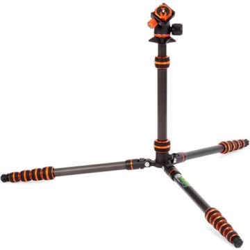 3 Legged Thing Punks Brian 2.0 Carbon Fiber Monopod Özellikli Tripod ve AirHed Neo 2 Kafa (Black)