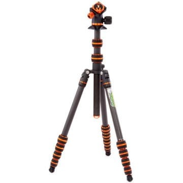 3 Legged Thing Punks Brian 2.0 Carbon Fiber Monopod Özellikli Tripod ve AirHed Neo 2 Kafa (Black)