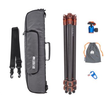 3 Legged Thing Equinox Winston Monopod Özellikli Carbon Fiber Tripod ve AirHed 360 Kafa