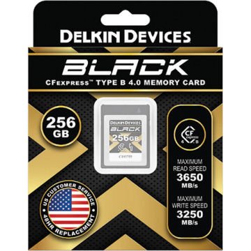 Delkin Devices 256GB BLACK 4.0 CFexpress Type B Hafıza Kartı
