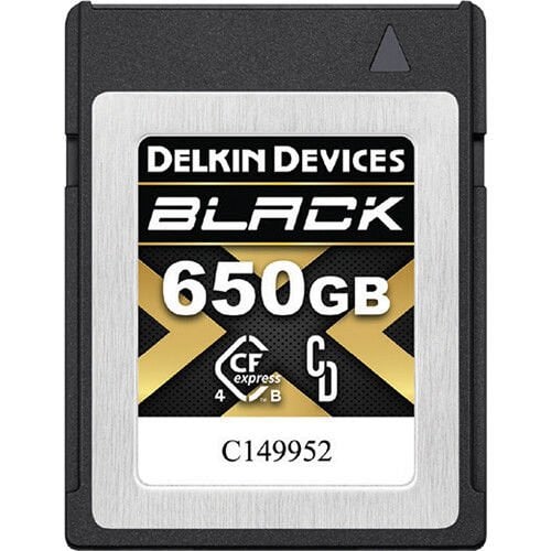 Delkin Devices Black 650GB  4.0 CFexpress Type B Hafıza Kartı