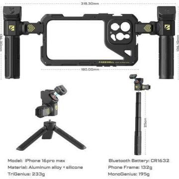 Freewell Genius Rig Cage for iPhone 16 Pro Max