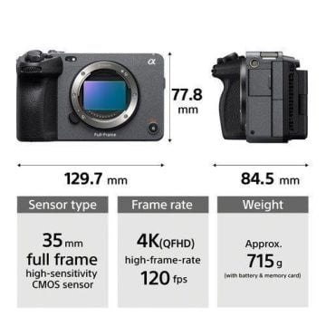 Sony FX3A Body + Sigma 24-70mm f/2.8 DG DN II Art Lens