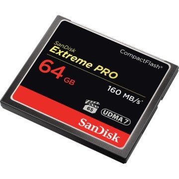 SanDisk 64GB Extreme Pro CompactFlash 160MB/sn Hafıza Kartı