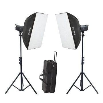 Visico Led-150ST 2’li Video Led Işık Seti (150W)