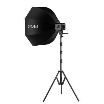 GVM SD80D Bi-Color LED Video Işığı İkili Softbox Set
