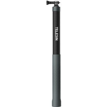 Telesin Aksiyon Kamera ve Akıllı Telefonlar için 3 Metre Carbon Fiber Selfie Stick