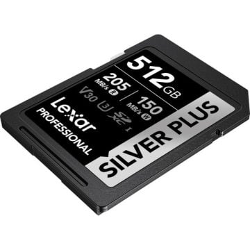 Lexar 512GB Professional SILVER PLUS UHS-I SDXC Hafıza Kartı