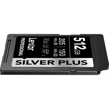 Lexar 512GB Professional SILVER PLUS UHS-I SDXC Hafıza Kartı