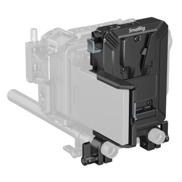 SmallRig 5226 V-Mount Pil Montaj Plakası Kiti 15 mm LWS Rob Borulu