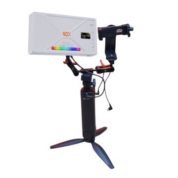 GDX CF-135 II RGB Mini 10W Işık + El Tipi Powerbank Tripod Batarya