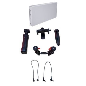 GDX CF-135 II RGB Mini 10W Işık + El Tipi Powerbank Tripod Batarya