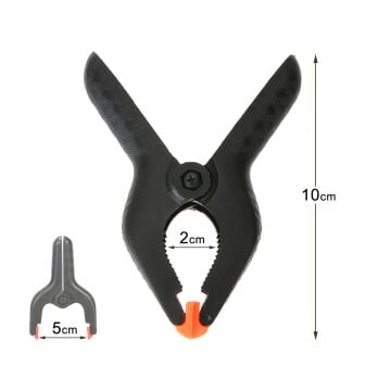 GDX FX4 Fon Tutucu 4'lü Mandal Clamp Profesyonel Arka Plan Sabitleme Mandalı