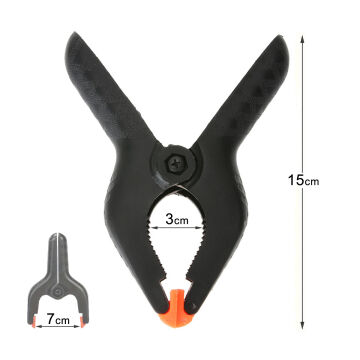 GDX FX6 Fon Tutucu 4'lü Mandal Clamp Profesyonel Arka Plan Sabitleme Mandalı