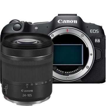 Canon EOS R8 + RF 24-105mm f/4-7.1 IS STM Kit | Full Frame