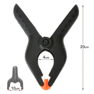 GDX FX8 Fon Tutucu 4'lü Mandal Clamp Profesyonel Arka Plan Sabitleme Mandalı