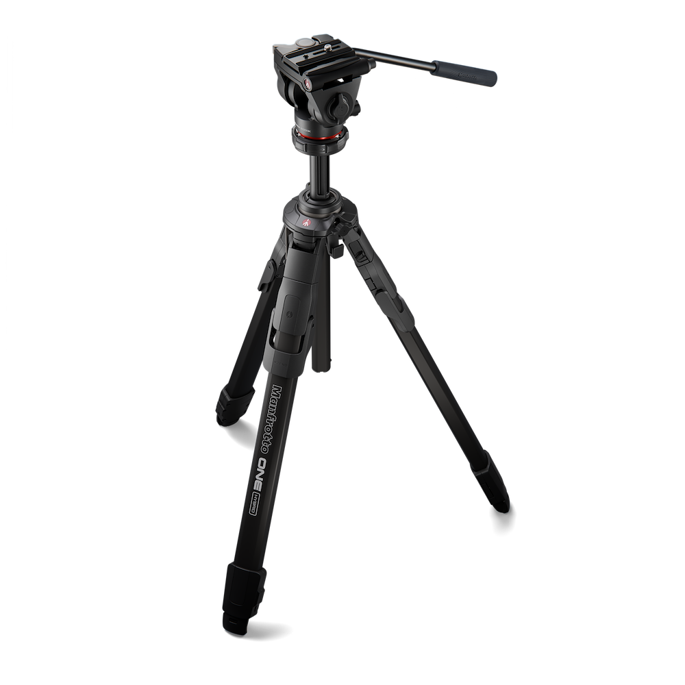 Manfrotto MKONEA-500X ONE Alu with 500X Fluid head Video Tripod