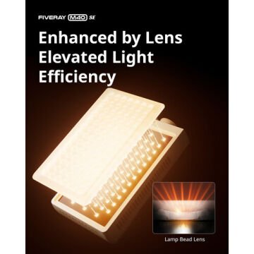 Zhiyun Fiveray M40 SE 40W Taşınabilir LED Işık Combo Paket