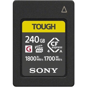 Sony 240GB CFexpress 4.0 Type A TOUGH Memory Card