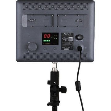 Aputure Amaran HR672C Video Led Işık + Taşıma Çantası + 2 Adet F-970 Batarya