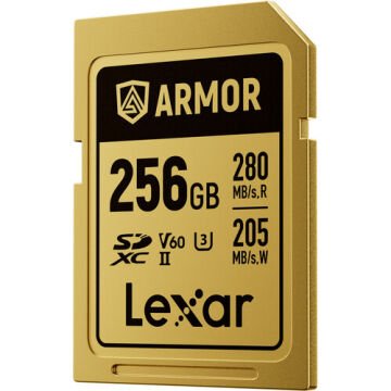 Lexar 256GB Armor Gold UHS-II SDXC 6K V60 Hafıza Kartı
