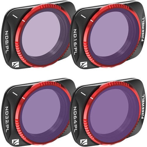 Freewell Bright Day Filtre Kiti DJI Osmo Pocket 3 için (4'lü Paket)