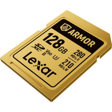 Lexar 128GB Armor Gold UHS-II SDXC 6K V60 Hafıza Kartı