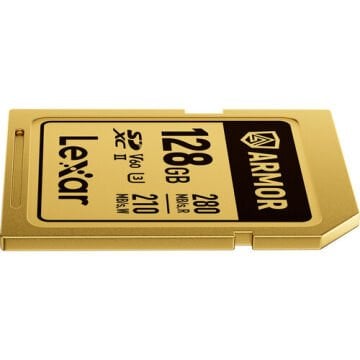 Lexar 128GB Armor Gold UHS-II SDXC 6K V60 Hafıza Kartı