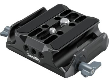 SmallRig 3357 Çift 15mm Çubuk Kelepçeli Evrensel Taban Plakası Baseplate