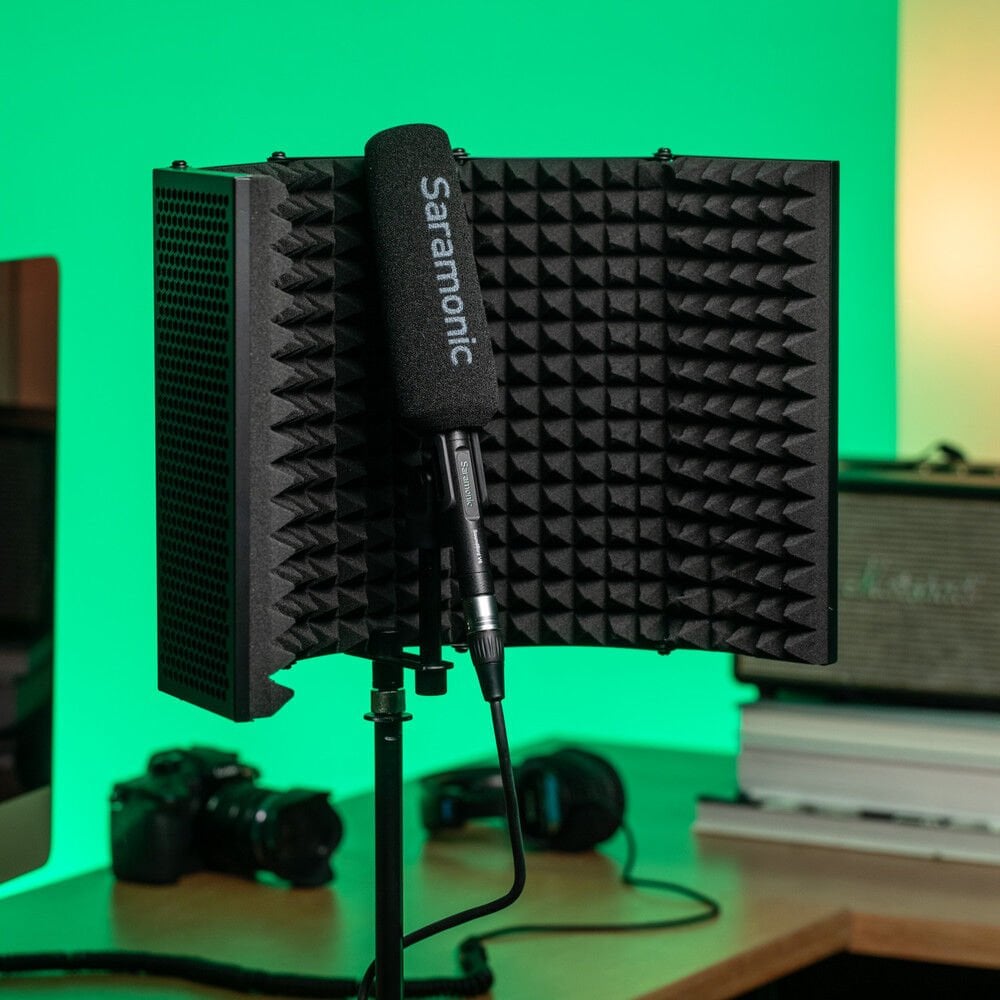 Saramonıc SoundBird V6 Professional Supercardioid Shotgun Mic w/ Shock Mount,