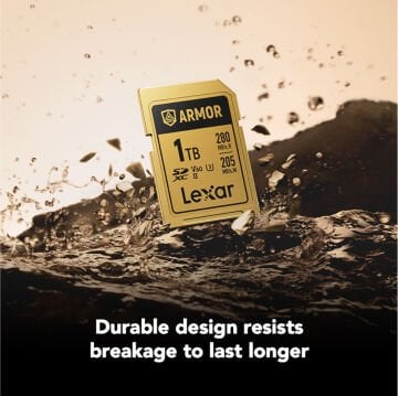 Lexar 1TB Armor Gold UHS-II SDXC 6K V60 Hafıza Kartı