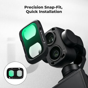 K&F Concept Dji Osmo Pocket 4P İçin UV Filtre (Plastik)