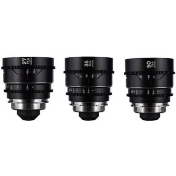 LAOWA S35 PRİME 3- LENS BUNDLE NANOMORPH(27MM,35MM,50MM ) - SILVER ARRİ PL/EF