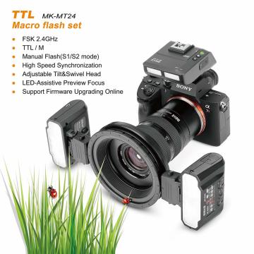 Meike MK-MT24IIS Macro Twin Light Flaş (Sony)