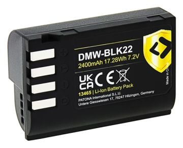 Patona 13465 Protect DMW-BLK22 Panasonic Batarya