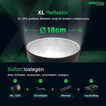 Patona 4198 Premium LED Light ML-1200 ( 120W )