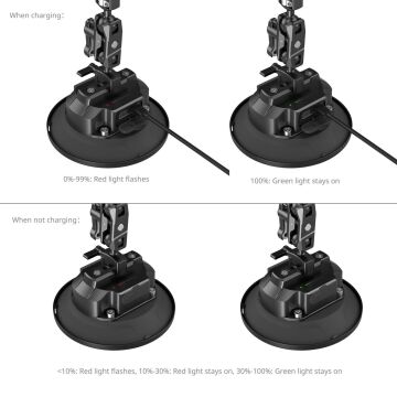 SmallRig 5399 5'' Elektrikli Vantuzlu Montaj Kiti