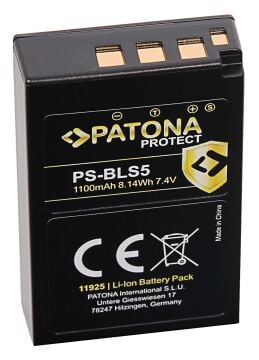 Patona Protect Batarya Olympus BLS5 İçin