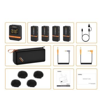 Comica Vimo Q (4) Kanallı Mini Kablosuz Mikrofon