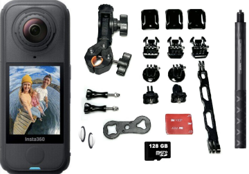 Insta360 X4 Air Aksiyon Kamerası Motosiklet Seti