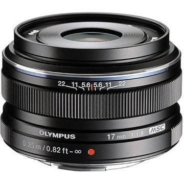 Olympus 17mm f/1.8 Lens Black