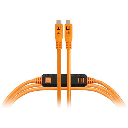 Tether Tools Tether Pro Optima 10G USB-C to USB-C 4.6m Bağlantı Kablosu ( CUC15G2-ORG )
